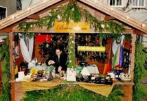 Weihnachtsmarkt in Leutkirch, Dezember 2002